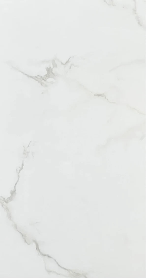AmazingTiles Carrara Gloss Porcelain Floor & Wall Tile — 300x600mm