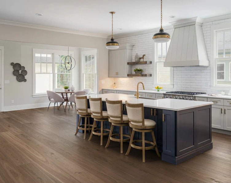 Royal Hybrid Flooring Collection — IK103 Royal Brown, Deep Walnut Finish with Premium Texture