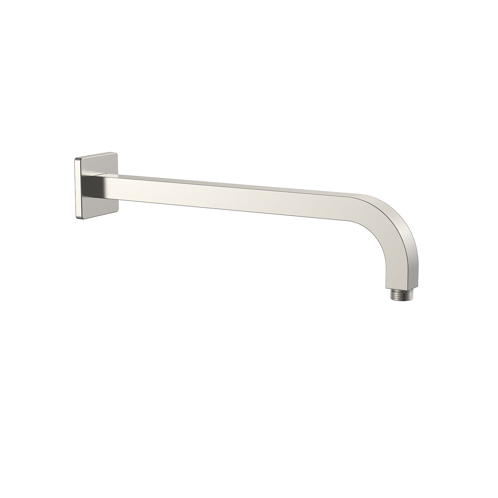 BISTONE SA01 Shower Arm — Square Design, 400mm Length — Available in Chrome, Brushed Nickel, Gunmetal Grey, Matte Black & Brushed Gold