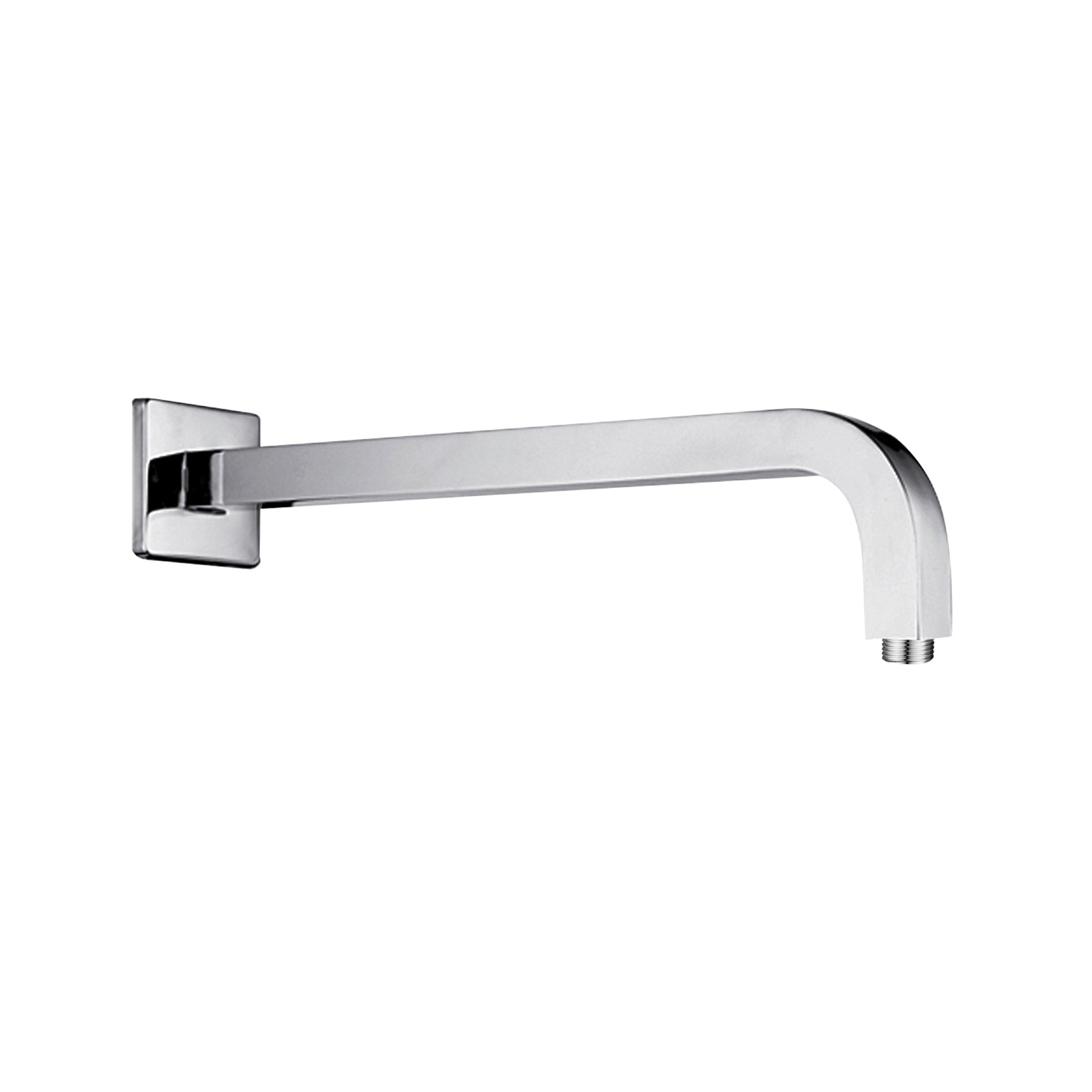 BISTONE SA01 Shower Arm — Square Design, 400mm Length — Available in Chrome, Brushed Nickel, Gunmetal Grey, Matte Black & Brushed Gold
