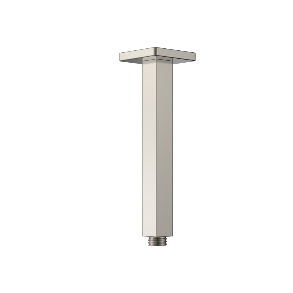 BISTONE SA03 Ceiling Shower Arm — Square Design, Available in 200mm / 300mm / 400mm — Chrome, Brushed Nickel, Gunmetal Grey, Matte Black & Brushed Gold