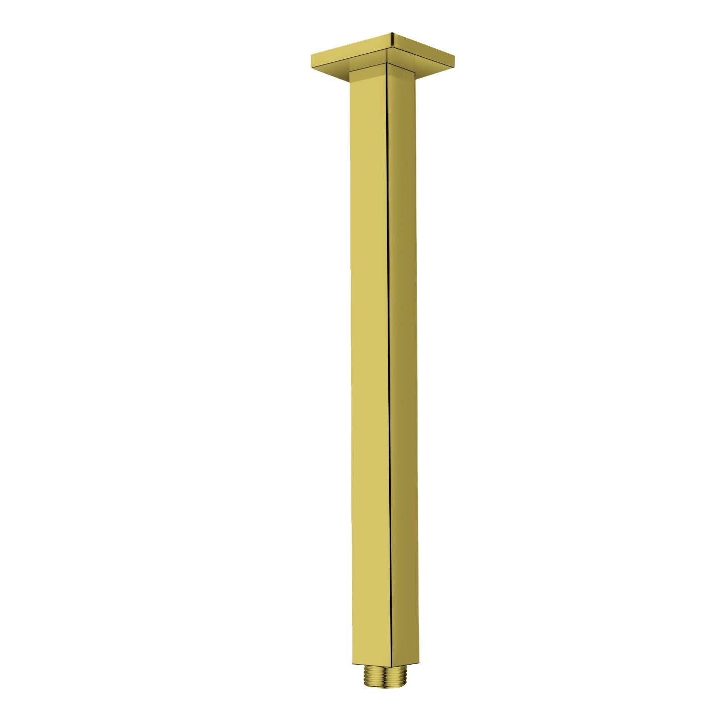 BISTONE SA03 Ceiling Shower Arm — Square Design, Available in 200mm / 300mm / 400mm — Chrome, Brushed Nickel, Gunmetal Grey, Matte Black & Brushed Gold