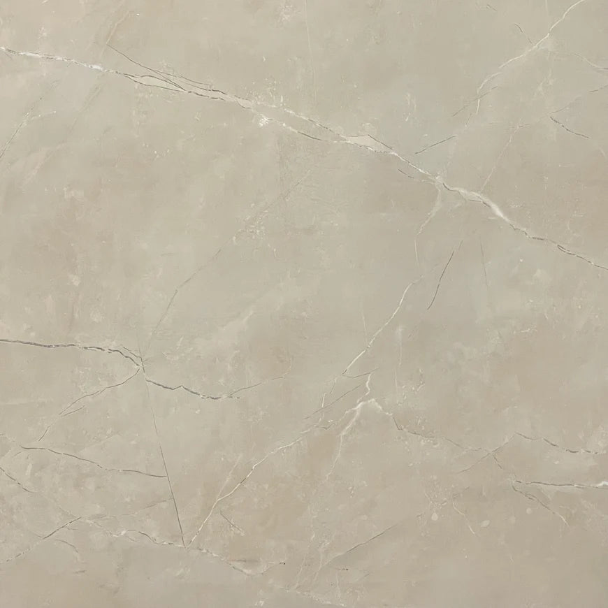 AmazingTiles Scratch Light Beige Gloss Tile 600x600mm