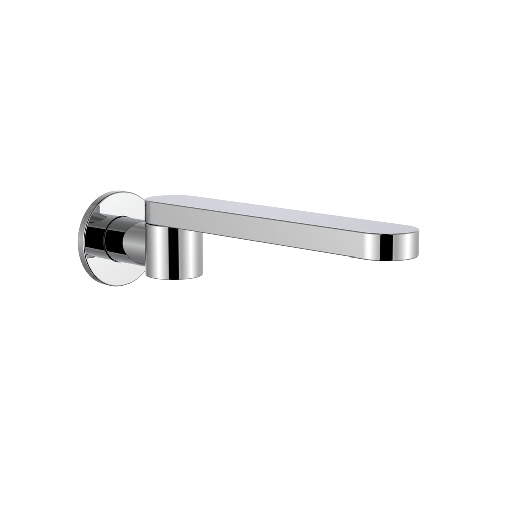 BISTONE SP11 Bath Spout — Wall Mounted, 400mm Projection, Soft-Edge Slimline Design — Available in Chrome, Brushed Nickel, Gunmetal Grey, Matte Black & Brushed Gold
