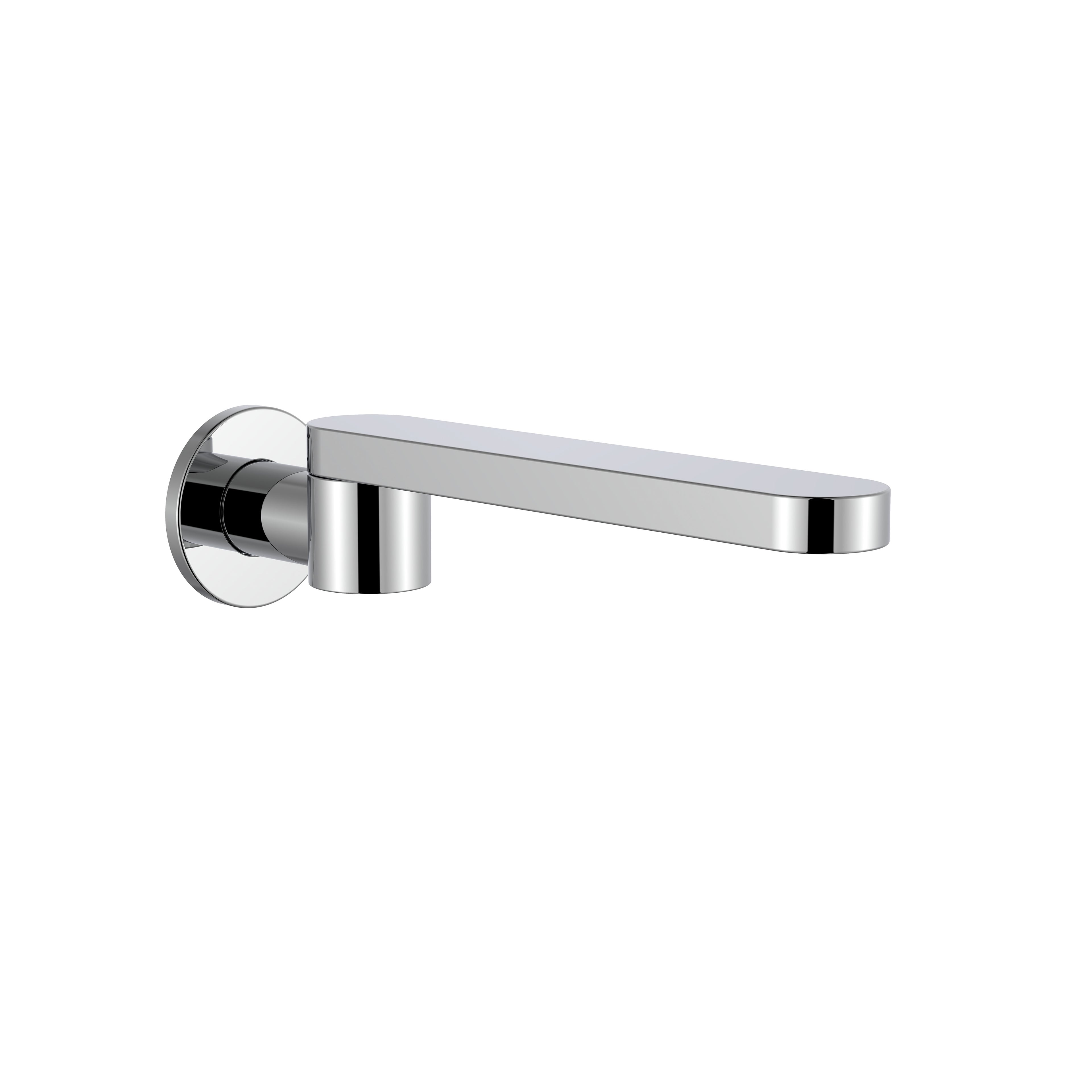 BISTONE SP11 Bath Spout — Wall Mounted, 400mm Projection, Soft-Edge Slimline Design — Available in Chrome, Brushed Nickel, Gunmetal Grey, Matte Black & Brushed Gold