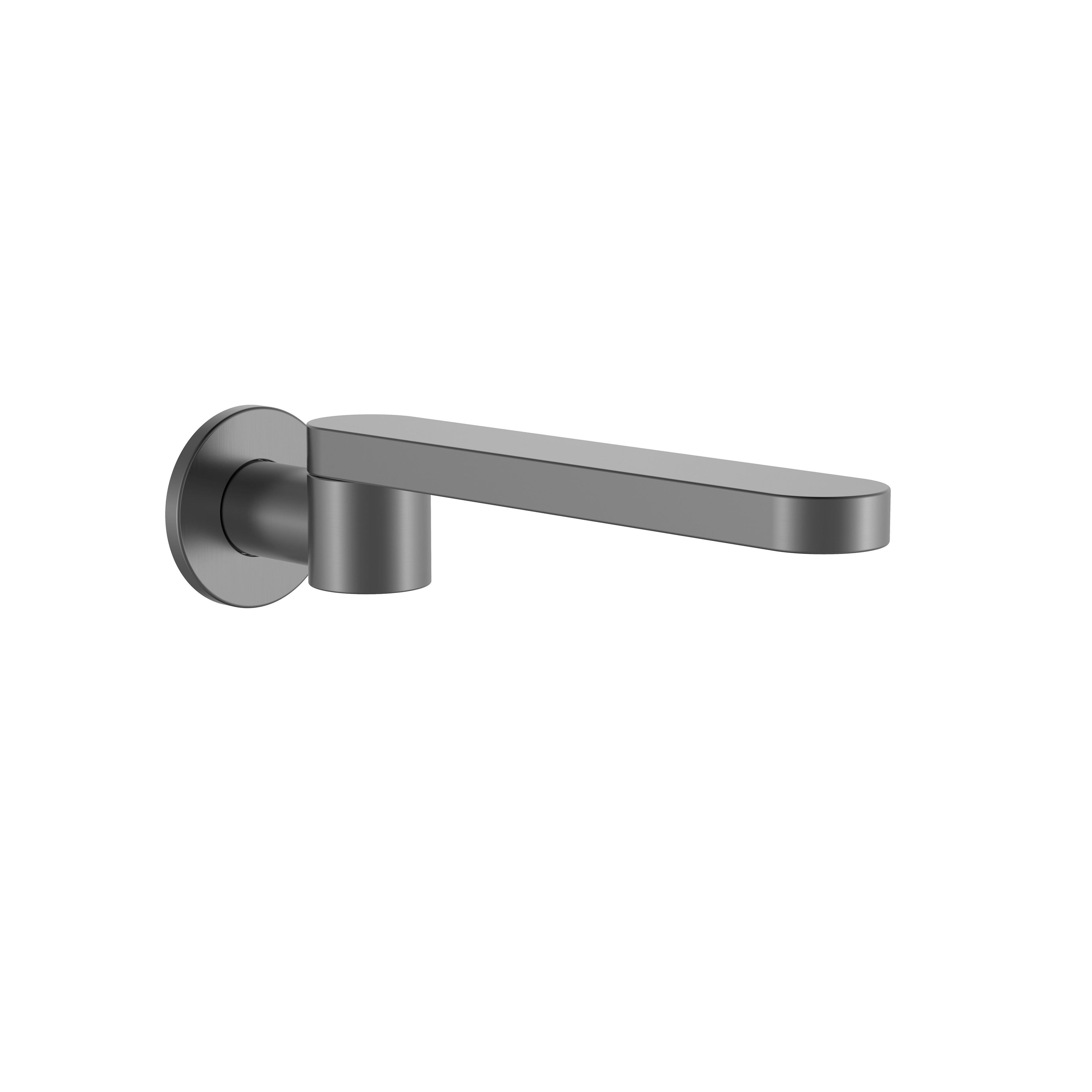 BISTONE SP11 Bath Spout — Wall Mounted, 400mm Projection, Soft-Edge Slimline Design — Available in Chrome, Brushed Nickel, Gunmetal Grey, Matte Black & Brushed Gold