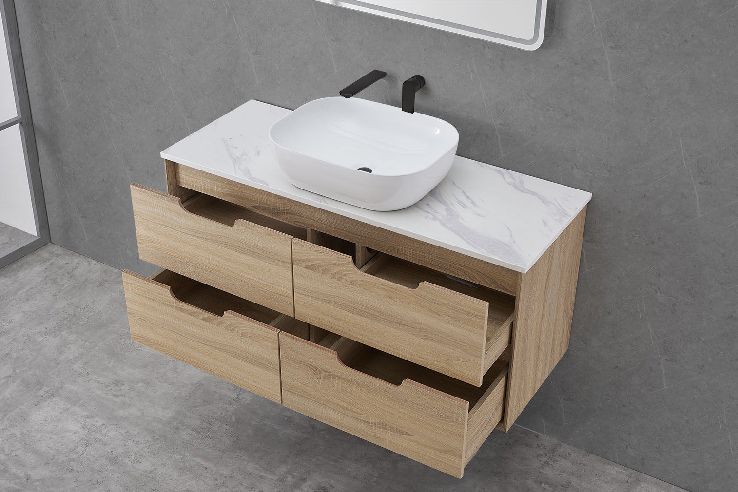 MINA Vanities (Wall Hung) Drawers Only -SYWH04