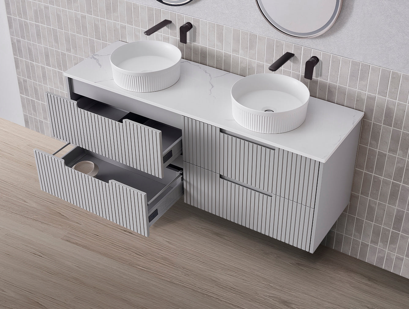 Elena Vanity (Wall Hung) Drawers Only -WH86