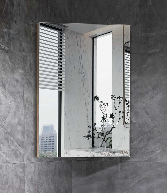 Burma Mirror - Corner Shaving Cabinet