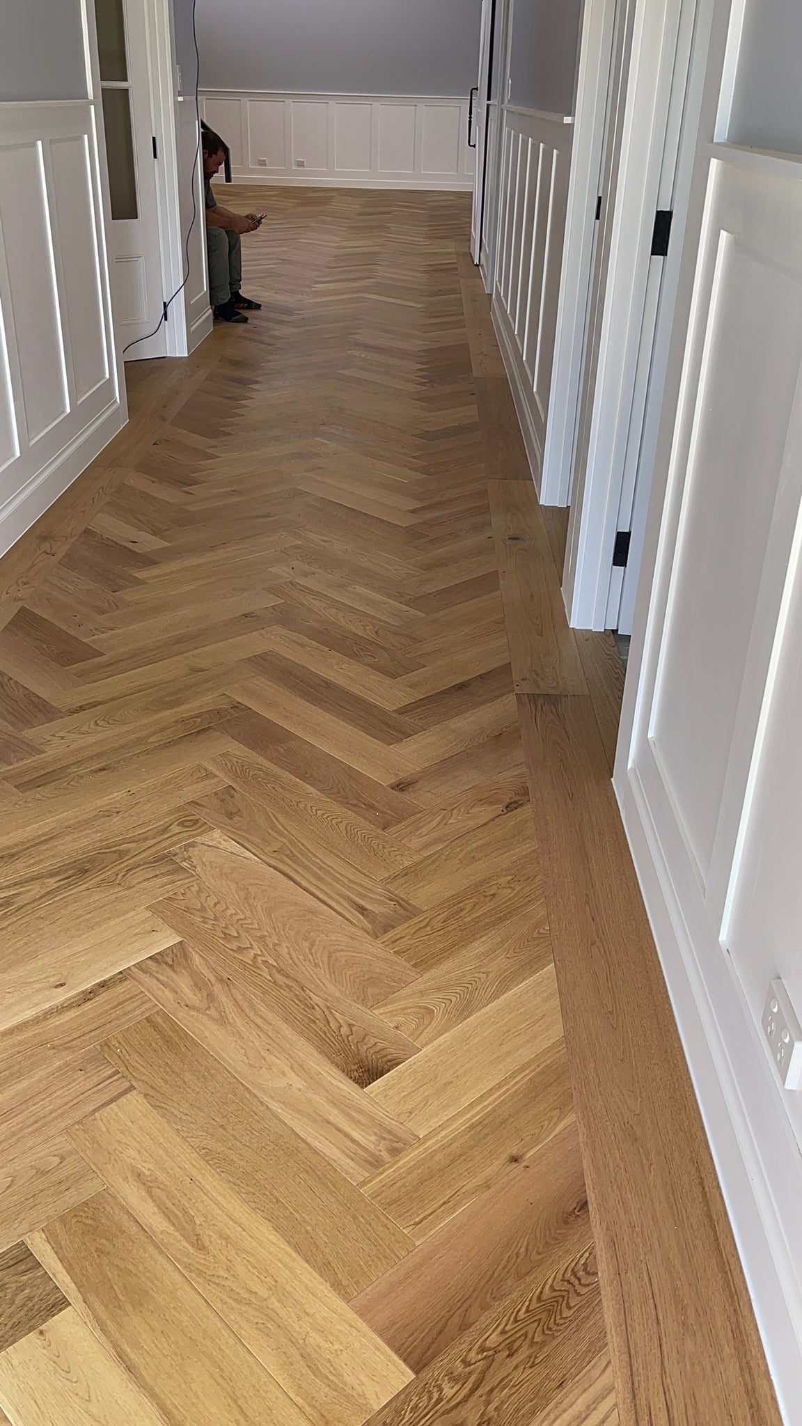 Natural Oak – European Oak Parquetry Herringbone