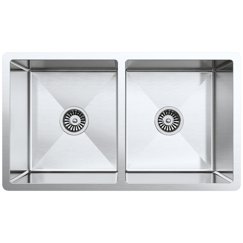 870X440mm Handmade Laundry Kitchen Sink Top/Under Mount Stainless Steel