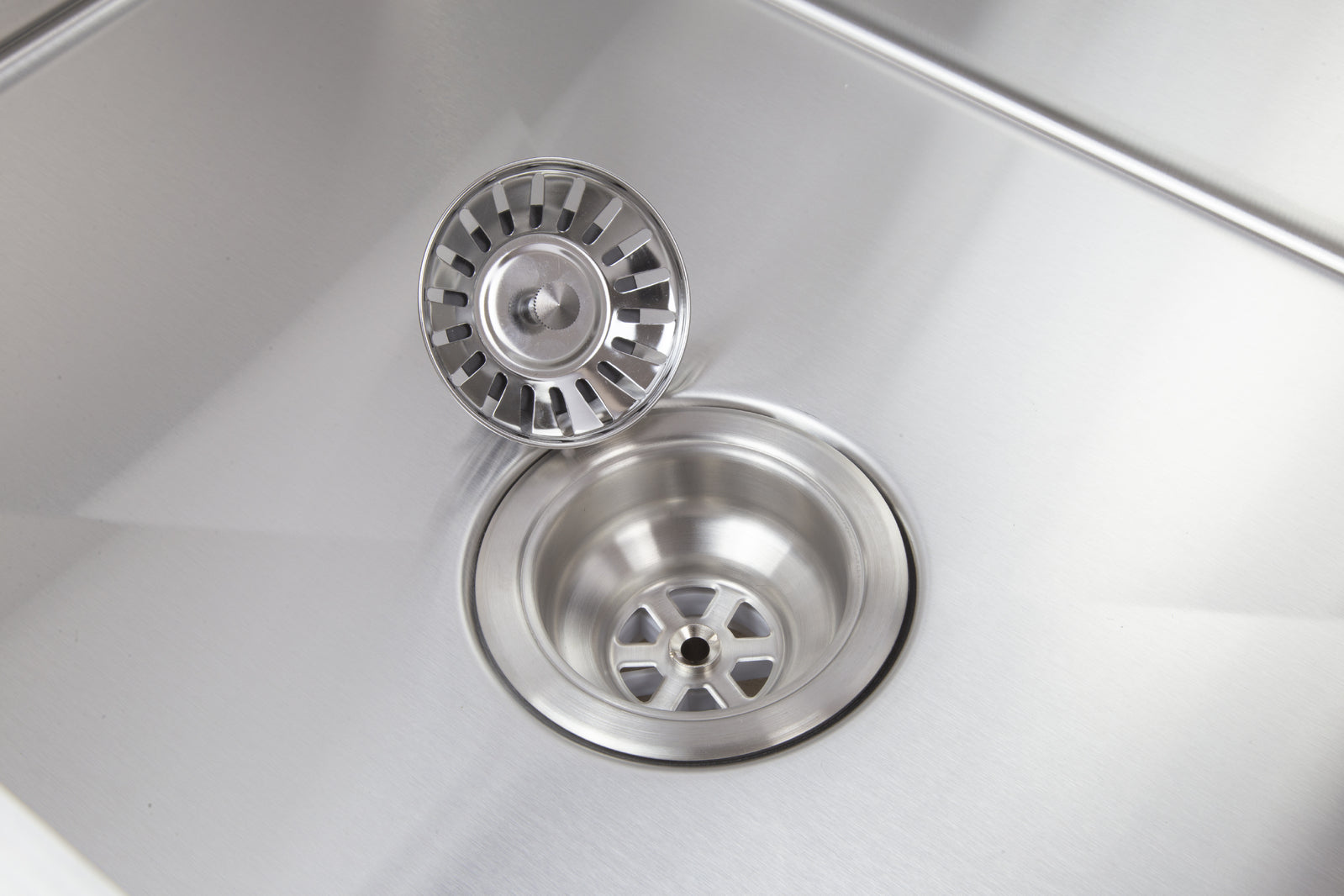 870X440mm Handmade Laundry Kitchen Sink Top/Under Mount Stainless Steel