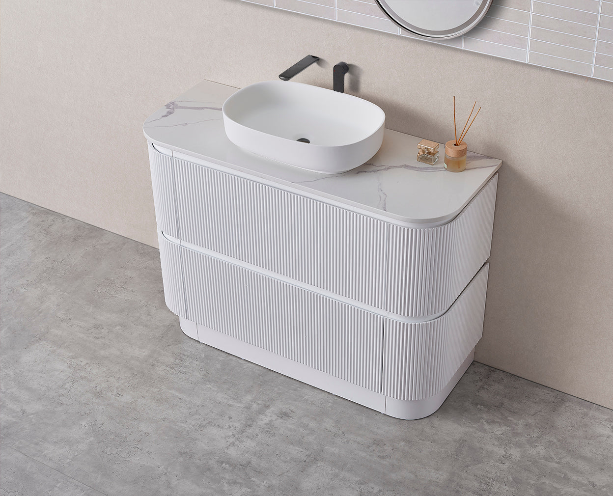 Hudson Vanity (Floor Standing) - Drawers Only - SK68