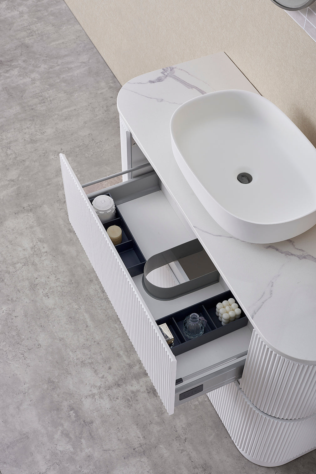 Hudson Vanity (Floor Standing) - Drawers Only - SK68