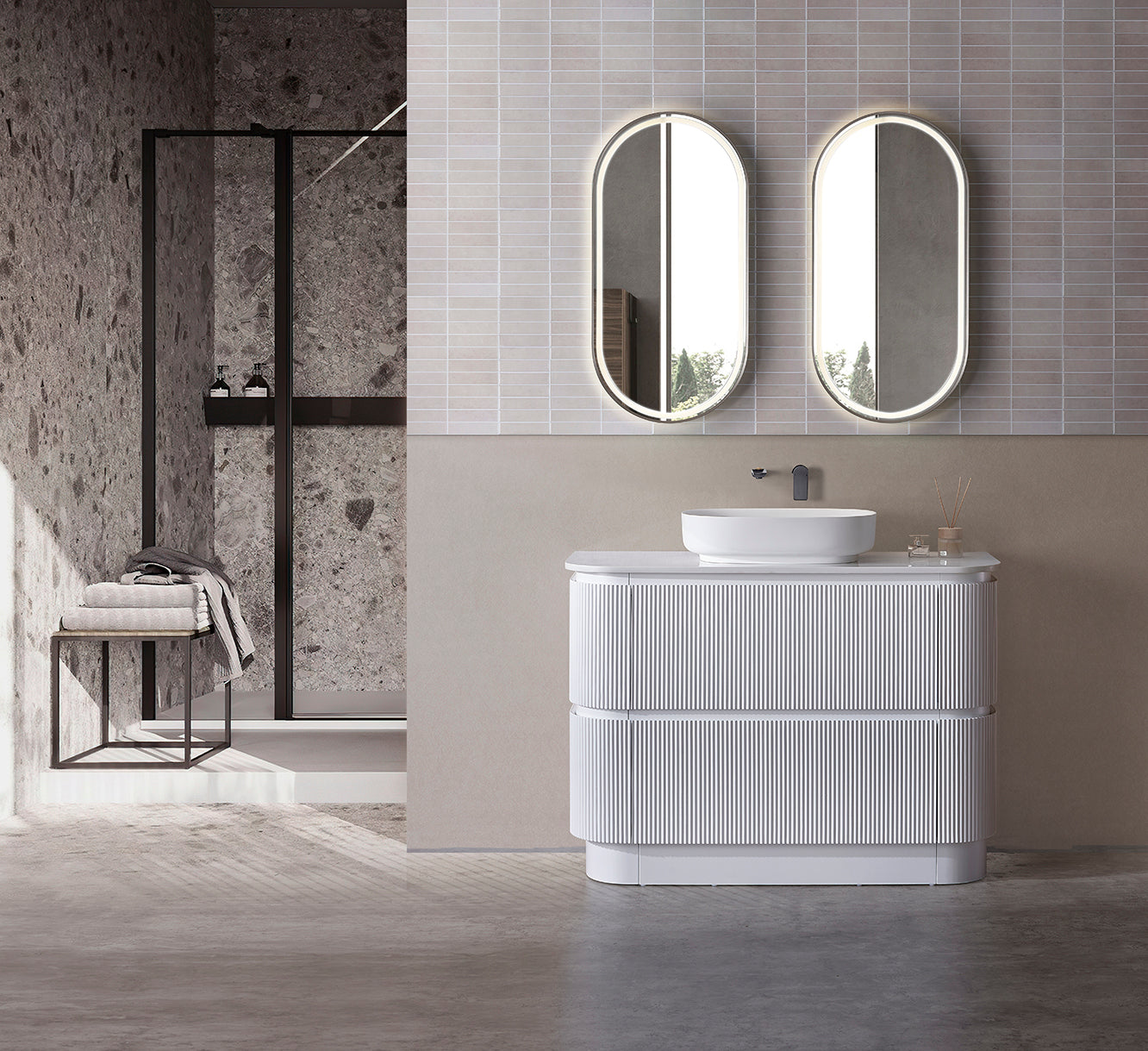 Hudson Vanity (Floor Standing) - Drawers Only - SK68