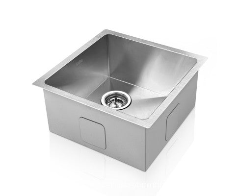 Stainless Steel Kitchen Sink 510X450MM Under/Topmount Sinks Laundry Bowl Silver