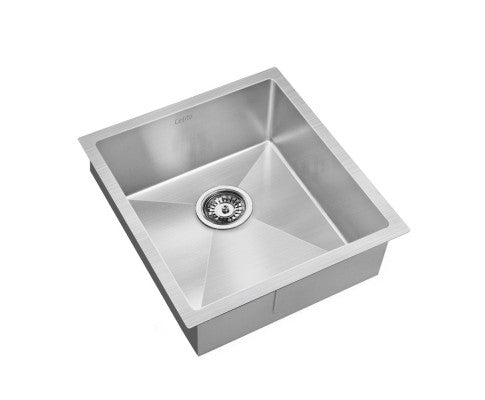Stainless Steel Kitchen Sink 440X450MM Nano Under/Topmount Sinks Laundry Silver