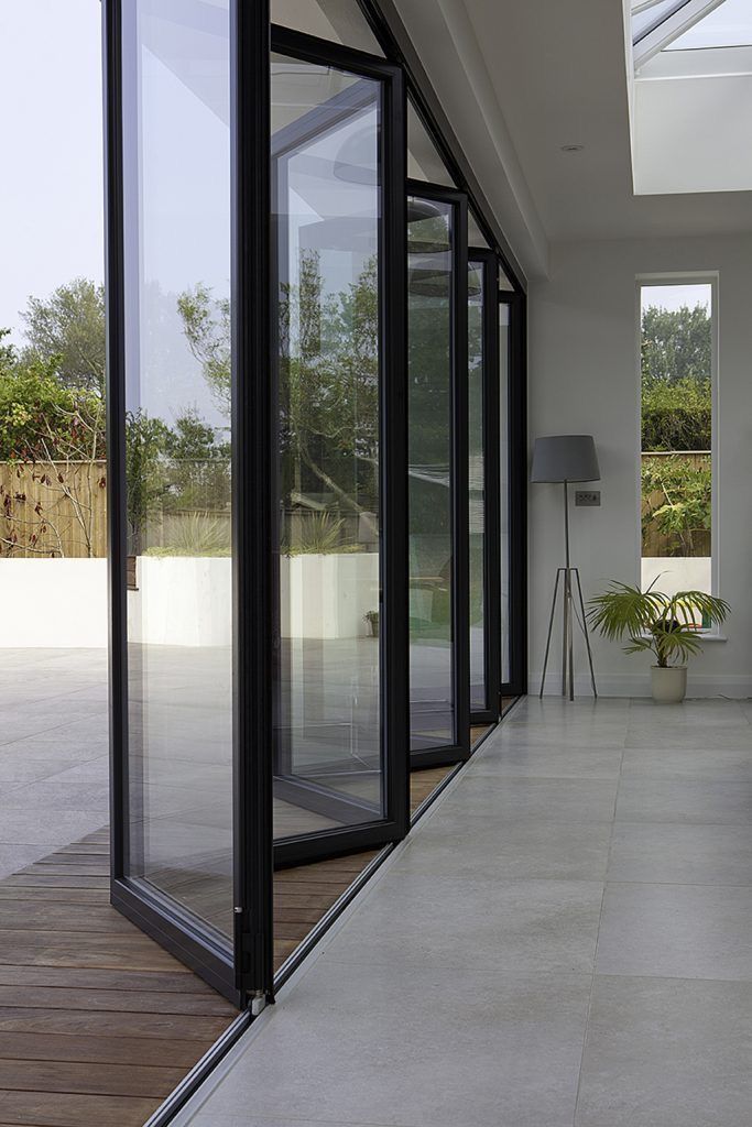 Alumium Bifold Doors with Double Glazed
